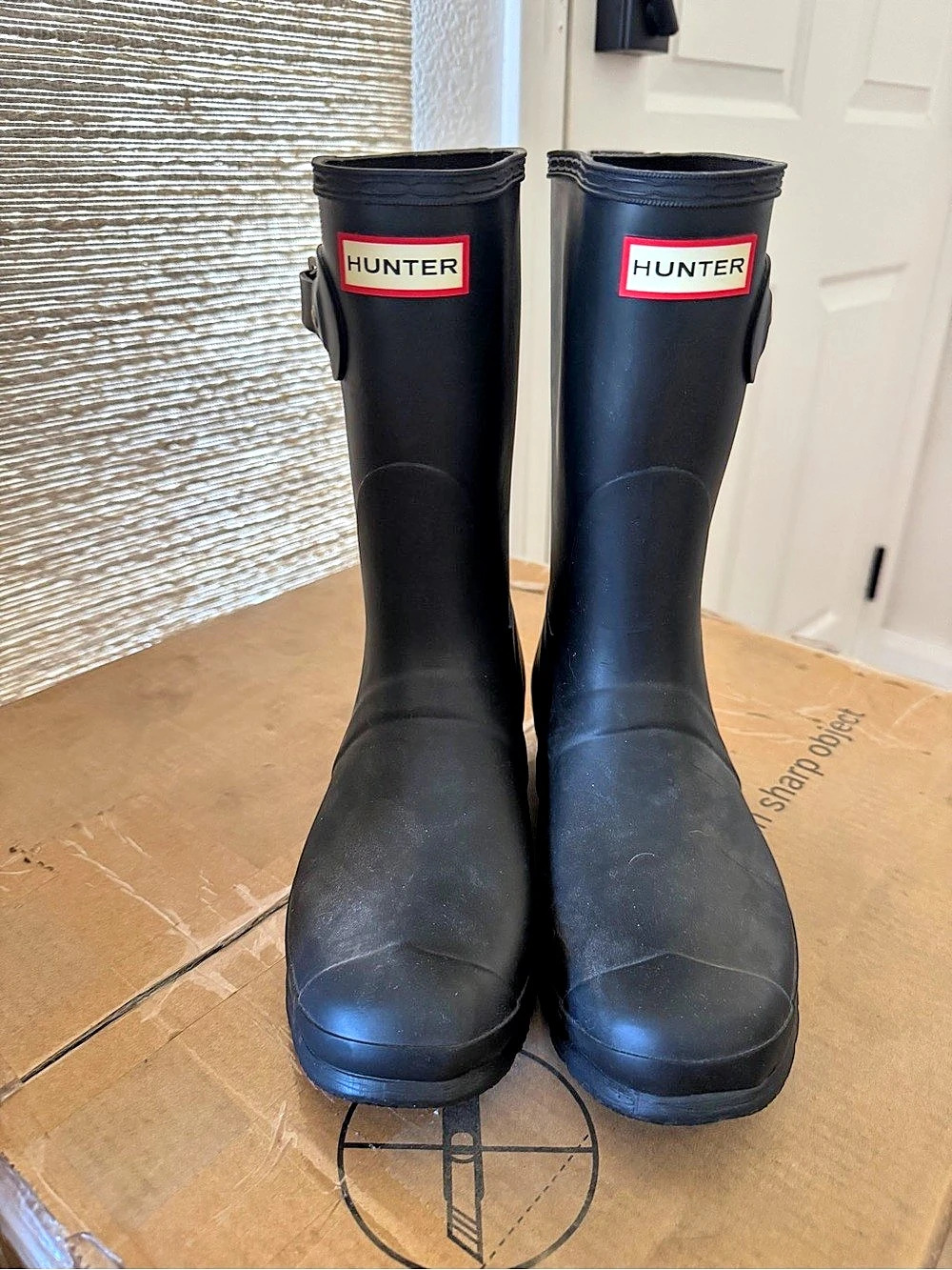 Hunter Original Short Waterproof Black Rain Boots